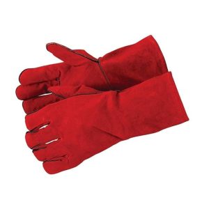 RED HEAT RESISTANT GLOVES